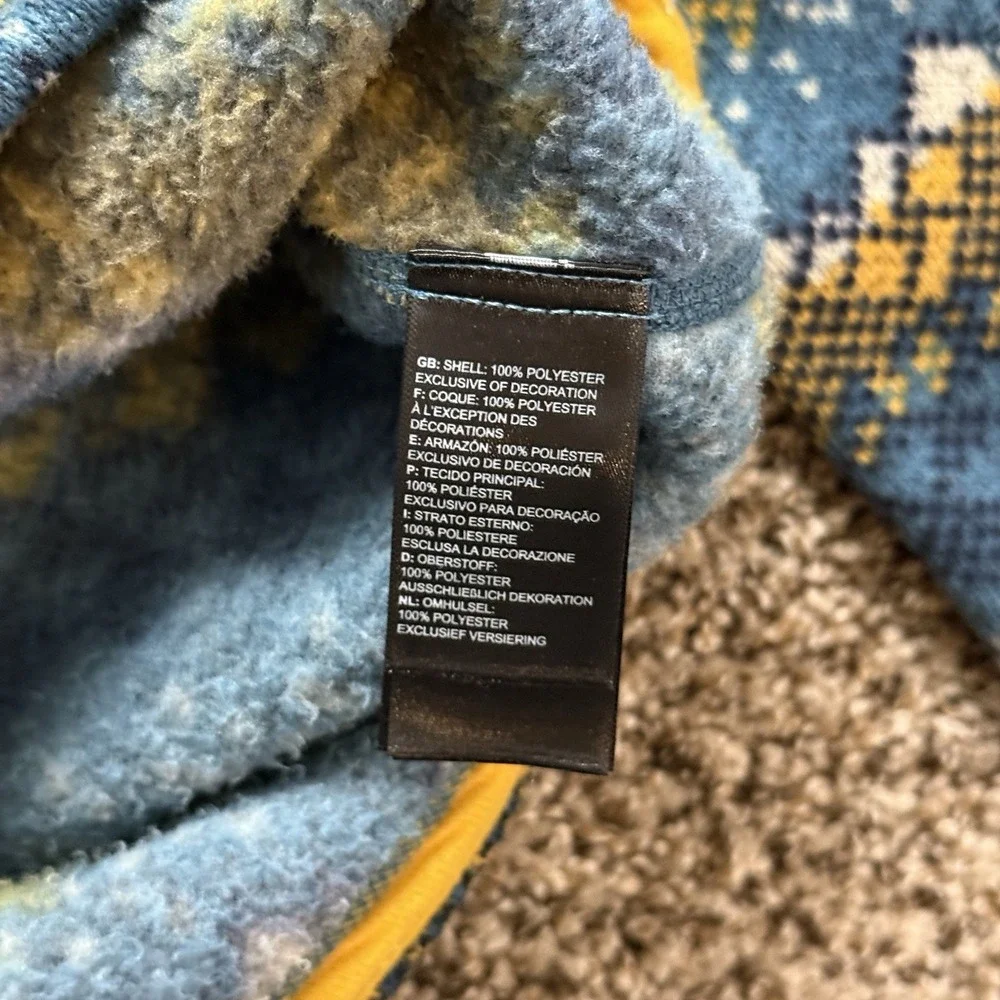 The North Face Fair Isle‎ Fleece Quarter Zip Men's M Nordic Gorpcore Pullover